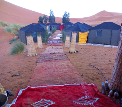 Merzouga traditional tent