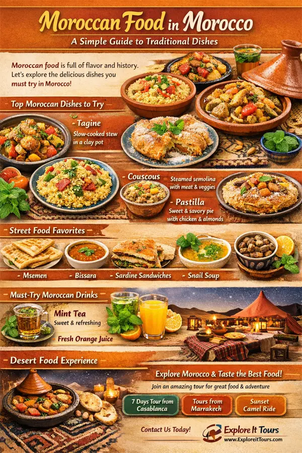 Moroccan Food in Morocco: A Simple Guide to Traditional Dishes
