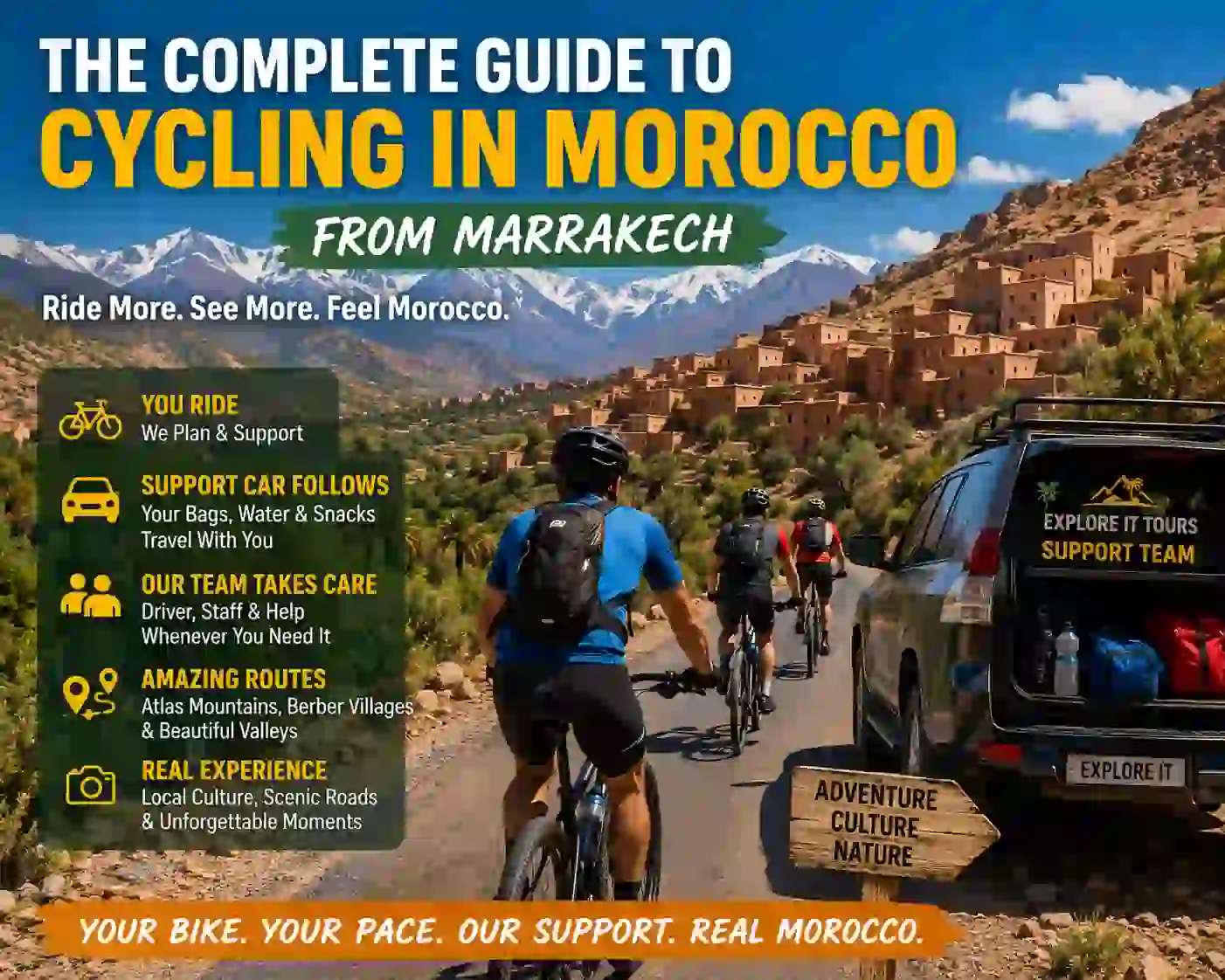 The Complete Tours Guide to Cycling in Morocco from Marrakech